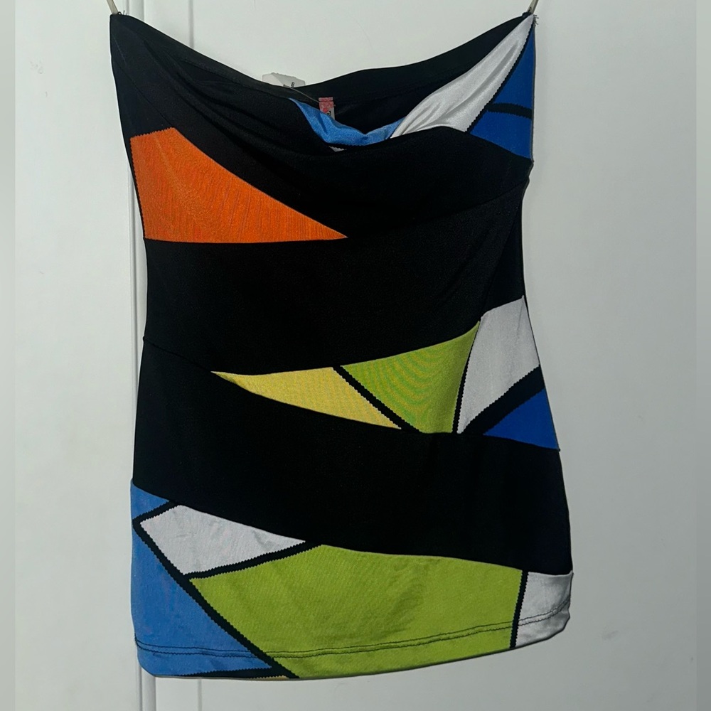 Colorful Geometric Women's Top